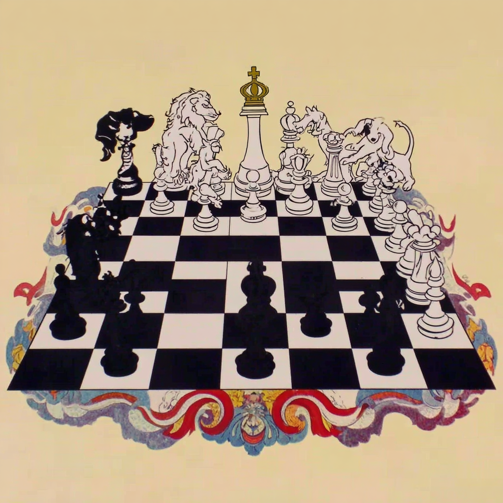 Surreal chessboard illustration for When Logic Leads to Nonsense